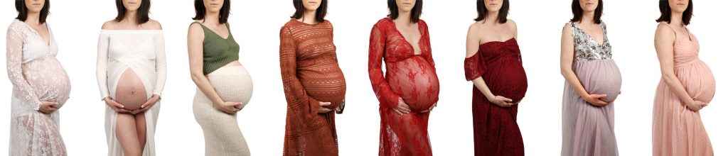 Les robes blanches et colorées